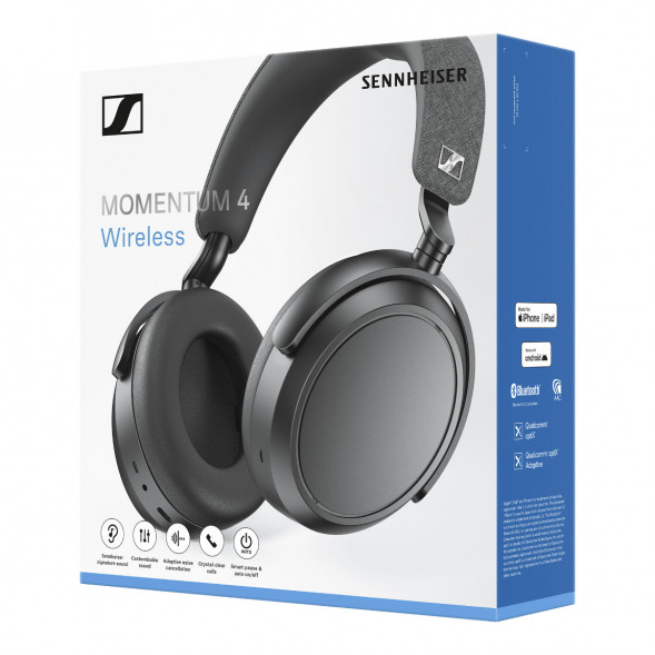 Беспроводные наушники Sennheiser Momentum 4 Wireless, Graphite в Перми
