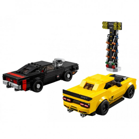 Конструктор LEGO Speed Champions 75893 2018 Dodge Challenger SRT Demon и 1970 Dodge Charger R/T в Перми