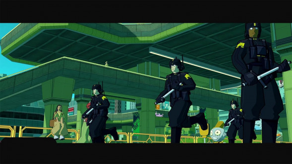 Игра Bomb Rush Cyberfunk [Nintendo Switch, русские субтитры] в Перми