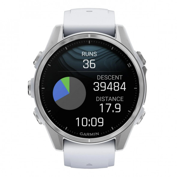 Умные часы Garmin Fenix 8, 43 mm, Whitestone 010-02903-00 в Перми