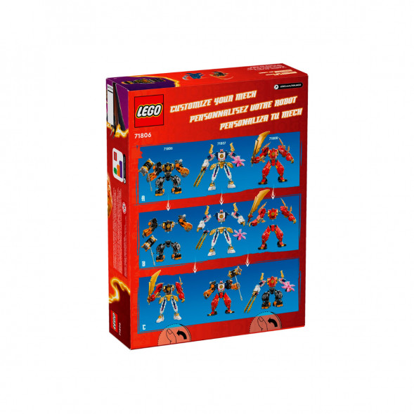 Конструктор LEGO Ninjago 71806 Элементальный земной робот Коула в Перми