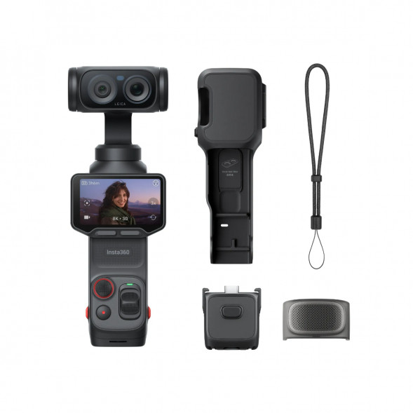 Экшн-камера Insta360 Luna Ultra Standard Combo, Cosmic Black в Перми