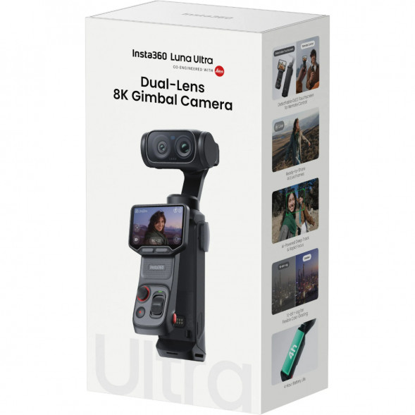 Экшн-камера Insta360 Luna Ultra Standard Combo, Cosmic Black в Перми