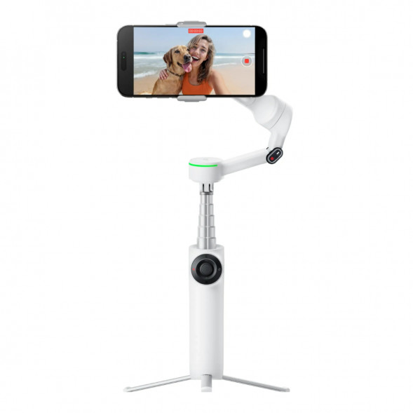 Стабилизатор Insta360 Flow 2 AI Tracker Bundle, Summit White в Перми