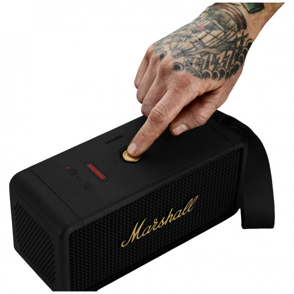 Портативная акустика Marshall Middleton, 60 Вт, черный и латунный в Перми