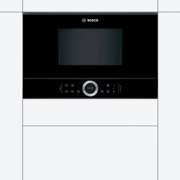 Встраиваемая микроволновая печь Bosch BFR634GB1, черный в Перми