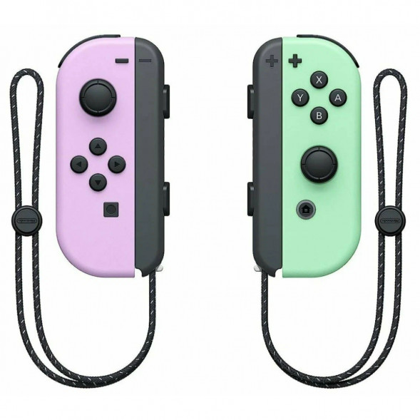 Геймпад Nintendo Switch Joy-Con controllers Duo, пастельный пурпурный / пастельный зеленый в Перми