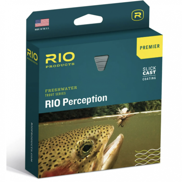 Леска RIO Premier Perception Floating Fly Line WF7F, зелёный/камуфляж в Перми