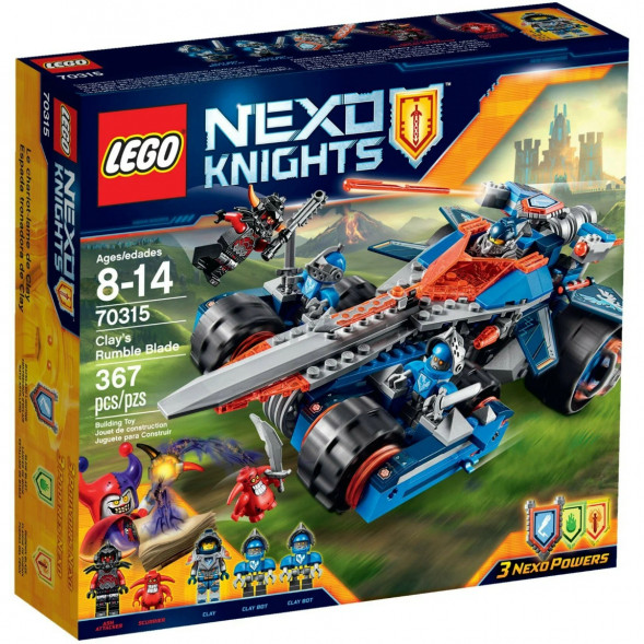 Конструктор LEGO Nexo Knights 70315 Устрашающий разрушитель Клэя в Перми