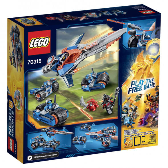Конструктор LEGO Nexo Knights 70315 Устрашающий разрушитель Клэя в Перми
