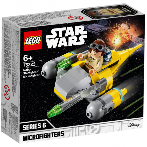 Конструктор LEGO Star Wars 75223 Микрофайтеры: Истребитель с планеты Набу в Перми
