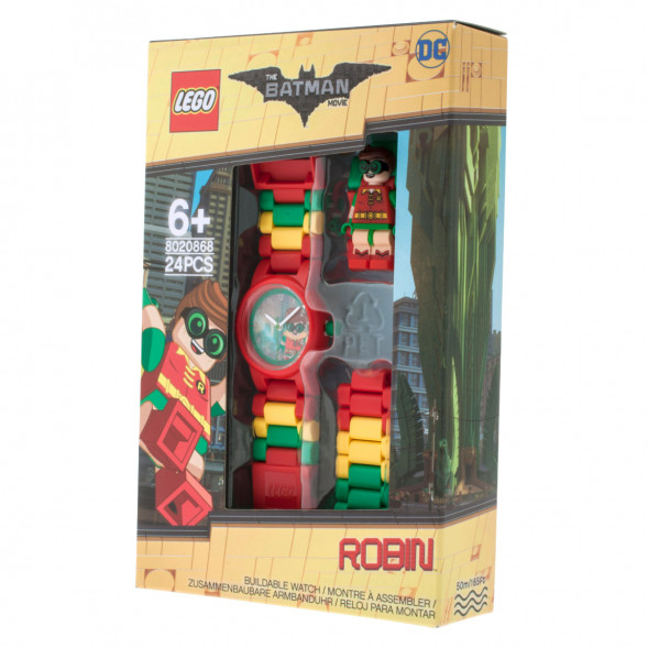 Часы LEGO Super Heroes 8020868 Batman Movie Робин с минифигуркой в Перми