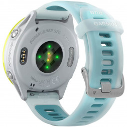 Умные часы Garmin Forerunner 570 47 мм Amp Yellow Aluminium/Translucent Whitestone/Turquoise 010-02971-01