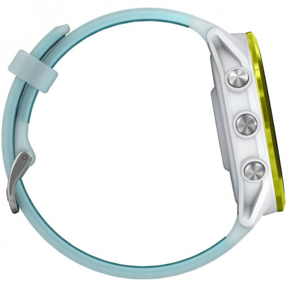 Умные часы Garmin Forerunner 570 47 мм Amp Yellow Aluminium/Translucent Whitestone/Turquoise 010-02971-01 в Перми