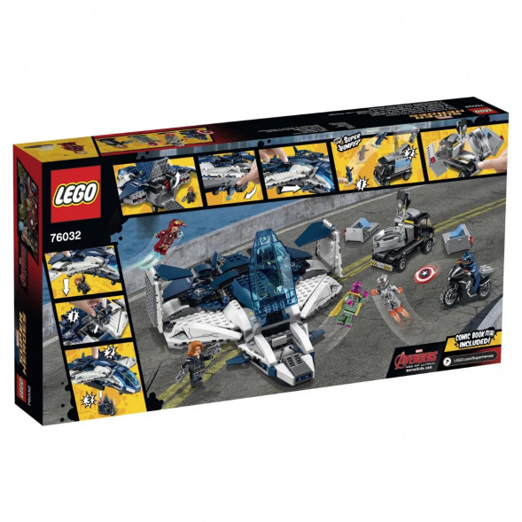Конструктор LEGO Super Heroes 76032 Погоня на Квинджете Мстителей в Перми