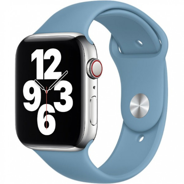 Ремешок для Apple Watch 44mm Northern Blue Sport Band (MYD32ZM/A), скандинавский синий в Перми