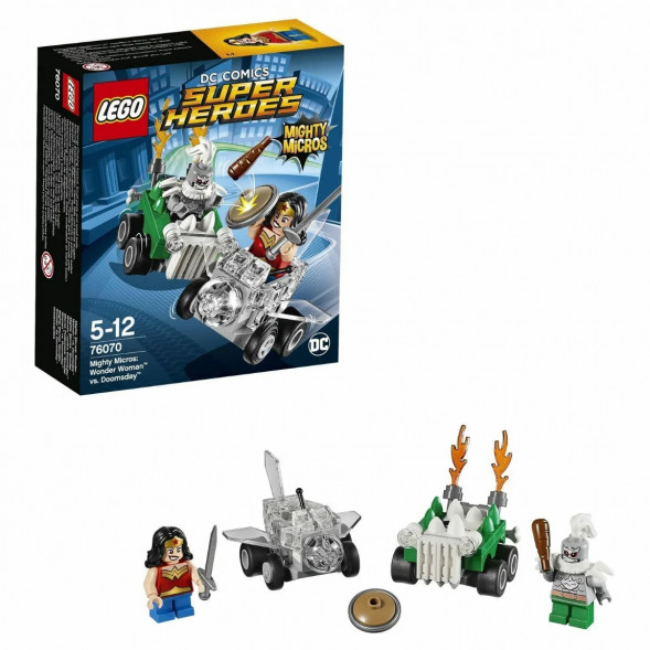 Конструктор LEGO Super Heroes 76070 Mighty Micros: Чудо-женщина против Думсдэя в Перми