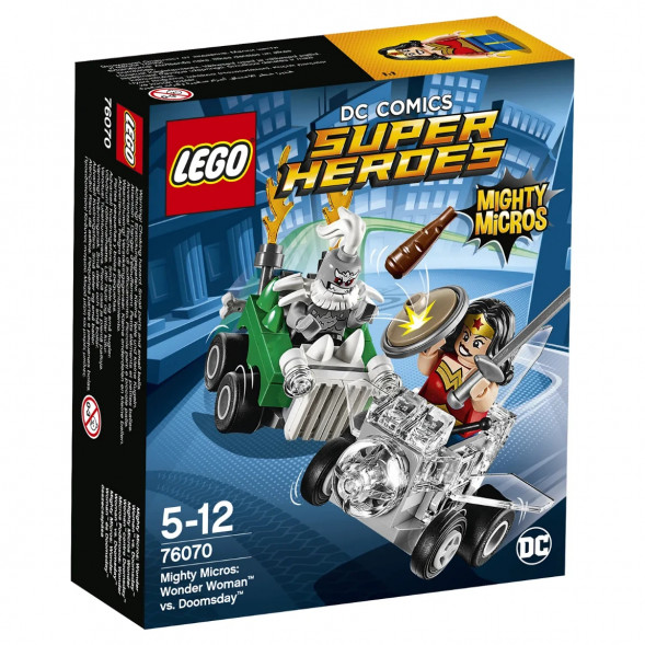 Конструктор LEGO Super Heroes 76070 Mighty Micros: Чудо-женщина против Думсдэя в Перми