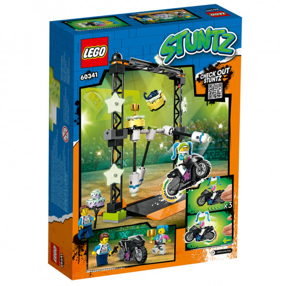 Конструктор LEGO City 60341 Трюковое испытание «Нокдаун» в Перми