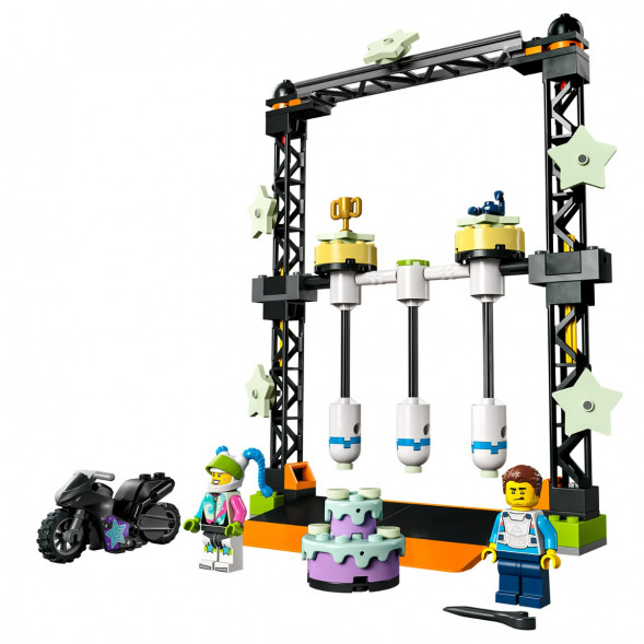 Конструктор LEGO City 60341 Трюковое испытание «Нокдаун» в Перми