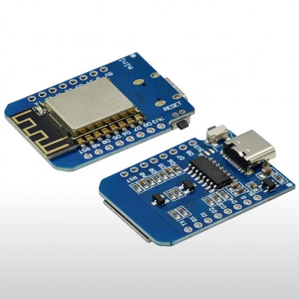 Микроконтроллер Wemos D1 mini ESP8266 с разъемом TYPE-C в Перми