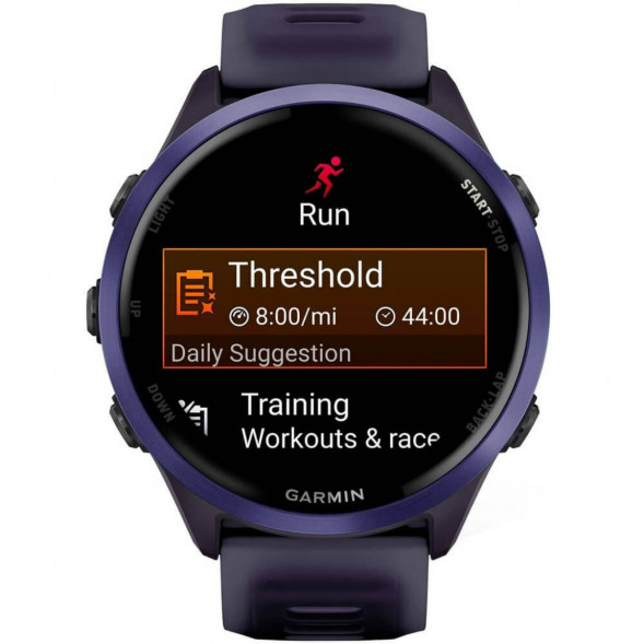 Умные часы Garmin Forerunner 570 47 мм Indigo Aluminium/Translucent Imperial Purple/Indigo 010-02971-02 в Перми
