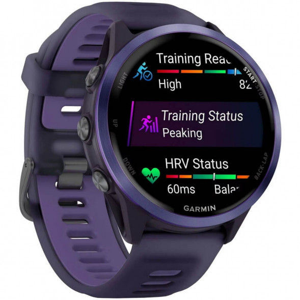 Умные часы Garmin Forerunner 570 47 мм Indigo Aluminium/Translucent Imperial Purple/Indigo 010-02971-02 в Перми