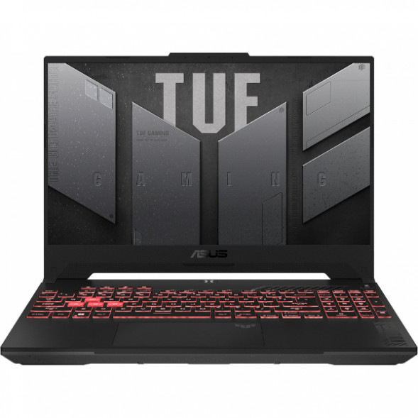 Ноутбук ASUS TUF Gaming 15 FA507NV-LP160 AMD Ryzen 5 7535HS, RAM 16 ГБ, SSD 512 ГБ, NVIDIA GeForce RTX 4060 для ноутбуков (8 Гб), Без системы, (90NR0E85-M00DT0), серый в Перми