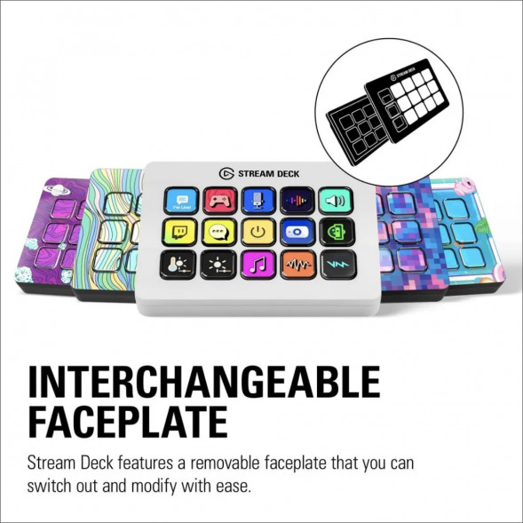 Контроллер Elgato Stream Deck MK.2, белый в Перми