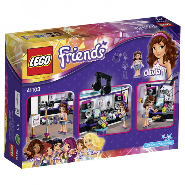Конструктор LEGO Friends 41103 Поп звезда: студия звукозаписи в Перми