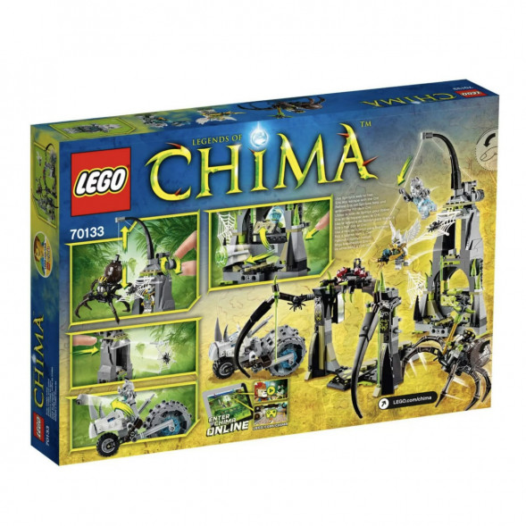 Конструктор LEGO Legends Of Chima 70133 Пещера Спинлина в Перми