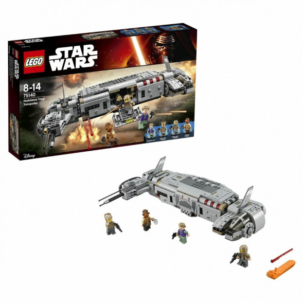 Конструктор LEGO Star Wars 75140 Военный транспорт Сопротивления в Перми