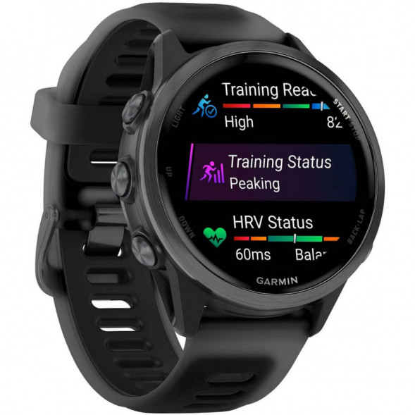 Умные часы Garmin Forerunner 570 42 мм Slate Grey Aluminium/Translucent Black 010-02970-00 в Перми