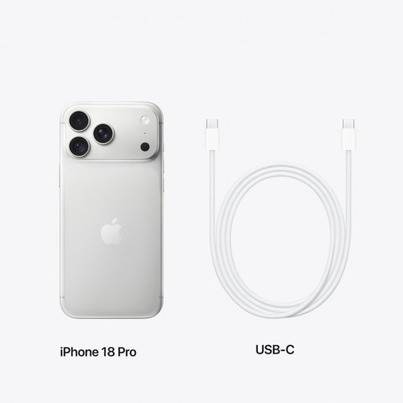 Смартфон Apple iPhone 18 Pro 2TB (eSIM), Silver в Перми