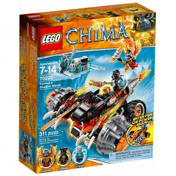 Конструктор LEGO Legends of Chima 70222 Огненный Вездеход Тормака в Перми