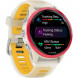 Умные часы Garmin Forerunner 570 42 мм Raspberry Aluminium/Translucent Bone/Mango 010-02970-02 в Перми