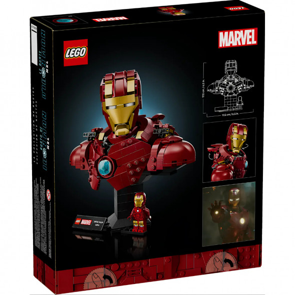 Конструктор LEGO Super Heroes 76327 Бюст Железного человека MK4 в Перми