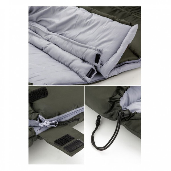 Спальный мешок Naturehike U350S (Правый), коричневый в Перми