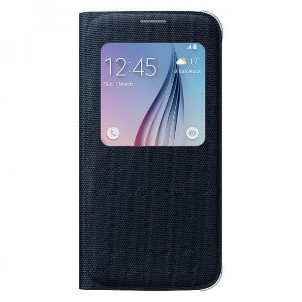 Чехол для Samsung Galaxy S6 S-View Cover (EF-CG920BBE), Black в Перми