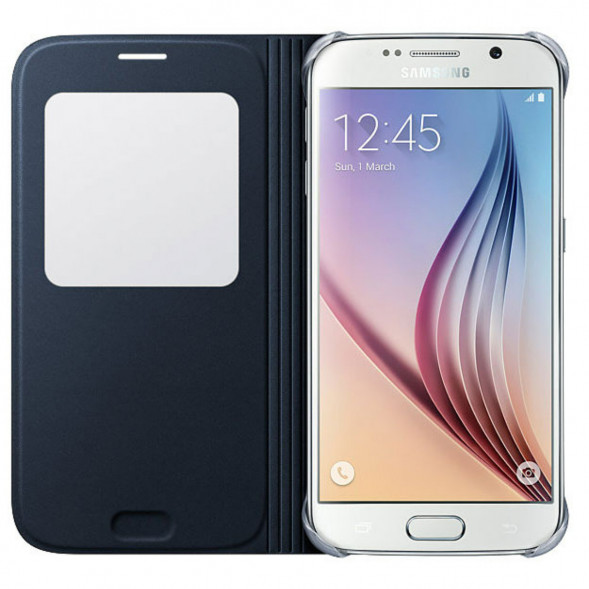 Чехол для Samsung Galaxy S6 S-View Cover (EF-CG920BBE), Black в Перми