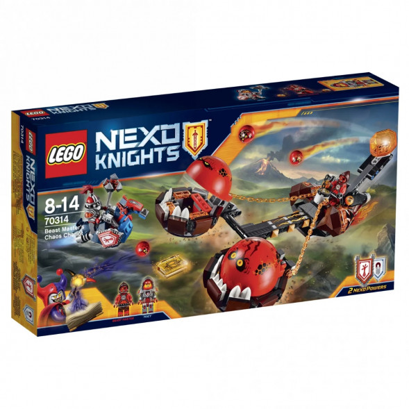 Конструктор LEGO Nexo Knights 70314 Безумная колесница Укротителя в Перми