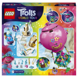 Конструктор LEGO Trolls 41252 Путешествие Розочки на воздушном шаре