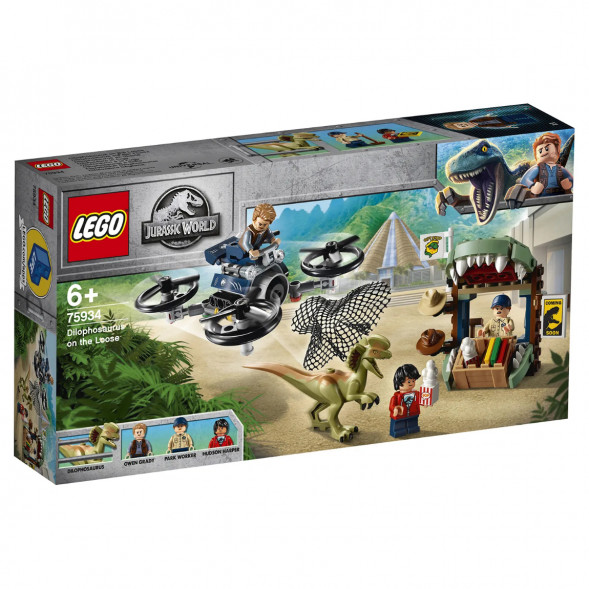 Конструктор LEGO Jurassic World 75934 Побег дилофозавра в Перми