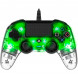 Геймпад проводной Nacon Illuminated Compact PS4, зеленый в Перми