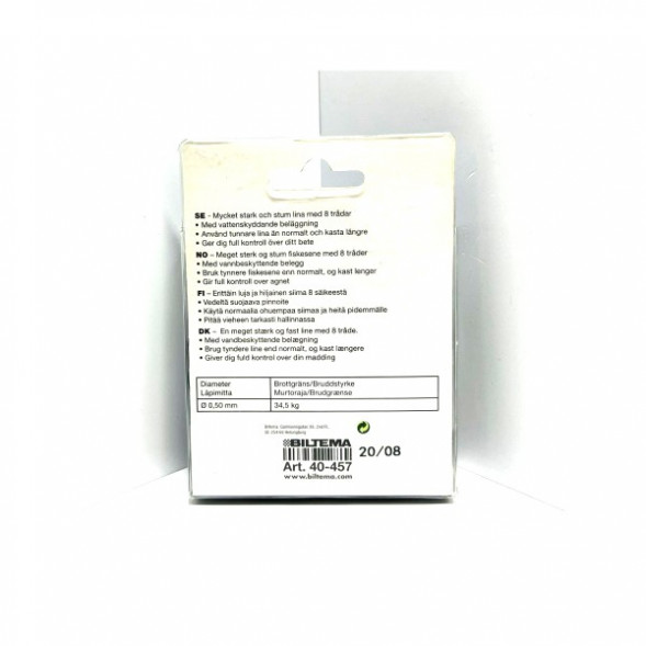 Леска Biltema 40-457 0,50mm 250m 34,5kg  (изумрудно-зеленый) в Перми