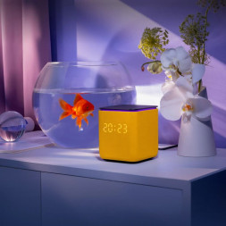 Умная колонка Яндекс Станция Миди с Алисой на YaGPT, оранжевый