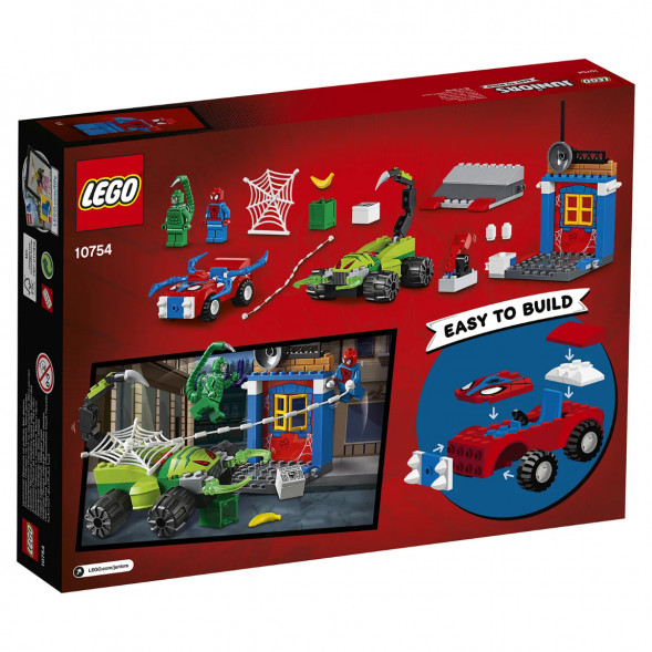 Конструктор LEGO Juniors 10754 Решающий бой Человека-паука против Скорпиона в Перми