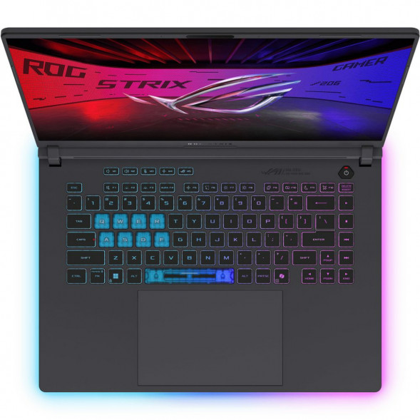 Ноутбук игровой ASUS ROG Strix G16 G615JMR-TS415 (16&amp;quot;, IPS, Intel Core i7-14650HX 2.2ГГц, 16-ядерный, 16ГБ DDR5, 512 ГБ SSD, NVIDIA GeForce RTX 5060 - 8 ГБ, без ОС), серый в Перми