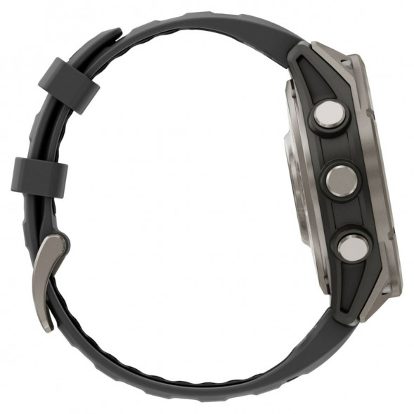Умные часы Garmin Fenix 8 PRO, 47 мм, AMOLED, Sapphire, Titanium with Graphite/Black Silicone Band 010-03198-10 в Перми