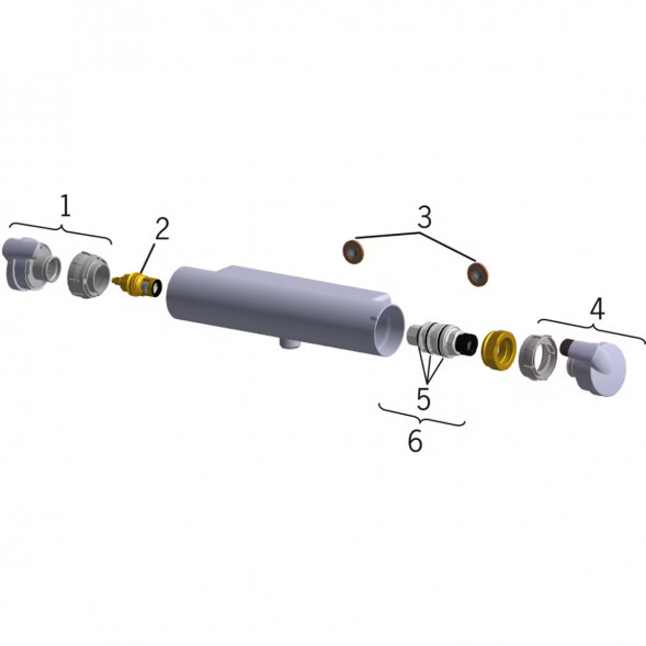 Термостатический смеситель для душа Oras Optima (7160), хром в Перми